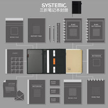 Load image into Gallery viewer, Kokuyo NO-655A Systemic Refillable Notebook Cover - A5 (Come with a notebook)