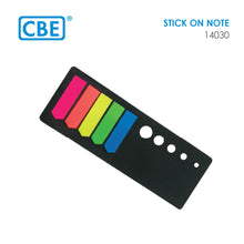 Load image into Gallery viewer, CBE 14030 STICK ON NOTE (FILM MATERIAL) 20SHEETS X 5COLORS