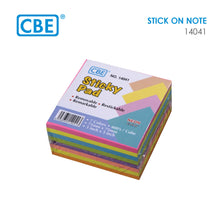 Load image into Gallery viewer, CBE 14041 STICK ON NOTE 7COLORS 400SHEETS 75MMX75MM