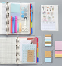 Load image into Gallery viewer, KOKUYO CAMPUS LOOSE LEAF ACCESSORIES - A5 / B5 / A4 - CLEAR FILE/ZIP POCKET/INDEX LABEL