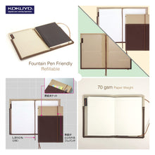 Load image into Gallery viewer, Kokuyo NO-655A Systemic Refillable Notebook Cover - A5 (Come with a notebook)