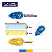 Load image into Gallery viewer, KOKUYO Dotliner Glue Tape - Standard - Strong Adhesive / Removable / Love Pattern - 8.4mmX16m -Refillable