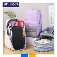 Load image into Gallery viewer, KOKUYO MAG CRITZ NEO 2IN1 Expandable Large Pen Case / Pencil Case / Pen Stand / Phone Stand