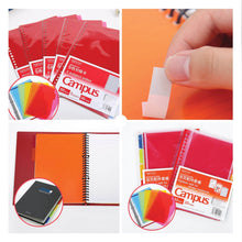 Load image into Gallery viewer, KOKUYO CAMPUS LOOSE LEAF ACCESSORIES - A5 / B5 / A4 - CLEAR FILE/ZIP POCKET/INDEX LABEL