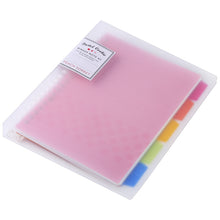 Load image into Gallery viewer, KOKUYO PASTEL COOKIE BINDER NOTEBOOK WITH INDEX (REFILLABLE) A5 / B5 / A4