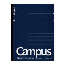 Load image into Gallery viewer, Kokuyo NO-201AT-DB Campus Notebook - A4 - Dotted 7 mm Rule - Navy Cover