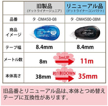 Load image into Gallery viewer, KOKUYO Dotliner Compact - 8.4mmX11m (Strong Adhesive) / Refill