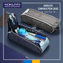 Load image into Gallery viewer, KOKUYO FUTATTU WSG-PC112 CANVAS PEN CASE