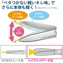 Load image into Gallery viewer, KOKUYO HASA-P280 SAXA GLUELESS 4X SHARP SCISSORS (WITH SAFETY CAP)