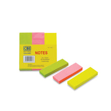 Load image into Gallery viewer, CBE 14027 STICK ON NOTE 25X75MM 3COLORS X 80SHEETS