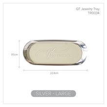 Load image into Gallery viewer, Gold Stainless Steel Towel Tray / Storage Tray / Dish Plate / Cosmetics Storage / Jewelry Organizer