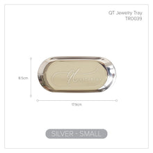 Load image into Gallery viewer, Gold Stainless Steel Towel Tray / Storage Tray / Dish Plate / Cosmetics Storage / Jewelry Organizer