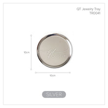 Load image into Gallery viewer, Gold Stainless Steel Towel Tray / Storage Tray / Dish Plate / Cosmetics Storage / Jewelry Organizer