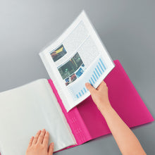 Load image into Gallery viewer, Kokuyo Novita Alpha Expandable Clear Book - A4 - 24 pocket (REFILLABLE)