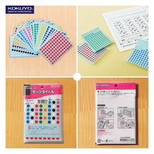 Load image into Gallery viewer, KOKUYO TA-70-141N 10-color circular label stickers diameter 8mm
