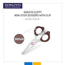 Load image into Gallery viewer, Kokuyo Clippy Non-Stick Scissors with Clip