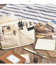 Load image into Gallery viewer, Kokuyo Canvas Bag in Bag / Sling Bag with strap - a little special series