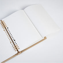 Load image into Gallery viewer, KOKUYO CAMPUS Loose Leaf Paper Wide (Folded) - A5 to A4 / B5 to B4  - 5 mm Graph ( 15 Sheets ) - 70gsm