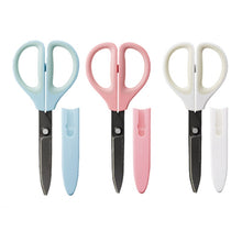 Load image into Gallery viewer, KOKUYO HASA-PF280 SAXA FLUORINE COATED GLUELESS BLADE SCISSORS (WITH SAFETY CAP)
