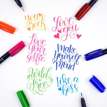 Load image into Gallery viewer, TOMBOW FUDENOSUKE COLOR BRUSH PEN - HARD TIPS