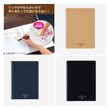 Load image into Gallery viewer, KOKUYO SOFT RING HARD COVER NOTEBOOK - A5 / B5 (80 SHEETS)