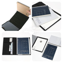 Load image into Gallery viewer, KOKUYO WCN-CFN3601D CAMPUS Systemic Alpha Refillable Notebook Cover A5 (Come with 3 notebook)
