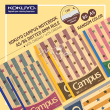 Load image into Gallery viewer, KOKUYO WCN-CNB3/1445 CAMPUS NOTEBOOK A5/ B5 -DOTTED 8MM RULE X 26 LINE - CIRCUS SERIES
