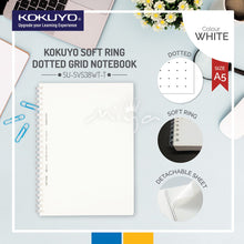 Load image into Gallery viewer, KOKUYO SOFT RING DOTTED NOTEBOOK - A5/B5 (80 SHEETS)