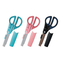 Load image into Gallery viewer, KOKUYO HASA-P410 2WAY HAKO-AKE GLUELESS BLADE SCISSORS