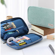 Load image into Gallery viewer, KOKUYO WSG-PC132 CORDUROY MULTIFUNTIONAL PAN CASE / PEN CASE / PENCIL CASE