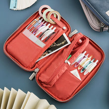 Load image into Gallery viewer, KOKUYO WSG-PC132 CORDUROY MULTIFUNTIONAL PAN CASE / PEN CASE / PENCIL CASE