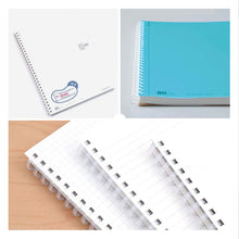 Load image into Gallery viewer, Kokuyo Soft Ring Notebook - Blank A5 / B5 - White (80 SHEETS)