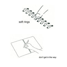 Load image into Gallery viewer, KOKUYO SOFT RING HARD COVER NOTEBOOK - A5 / B5 (80 SHEETS)
