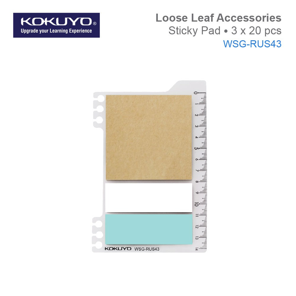 KOKUYO WSG-RUS43/44/45/46/61 LOOSE LEAF ACCESSORIES STICKY PAD /POCKET
