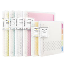Load image into Gallery viewer, KOKUYO PASTEL COOKIE BINDER NOTEBOOK WITH INDEX (REFILLABLE) A5 / B5 / A4
