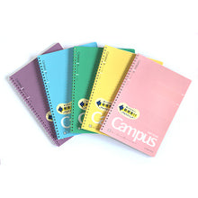 Load image into Gallery viewer, [PASTEL] Kokuyo Campus Soft Ring Notebook - A5 / B5 - Dotted 6 mm Rule line
