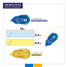 Load image into Gallery viewer, KOKUYO Dotliner Glue Tape - Standard - Strong Adhesive / Removable / Love Pattern - 8.4mmX16m -Refillable
