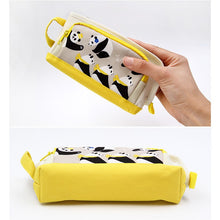 Load image into Gallery viewer, KOKUYO WSG-PC52-2 CAMPUS KIDS MULTI-PURPOSE PENCIL CASE PEN CASE-POUCH TYPE - PANDA
