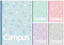Load image into Gallery viewer, [LIMITED EDITION] Kokuyo Campus Adhesive-Bound Notebook B5 -Dotted 6mm Rule -35lines (30Sheets) - Palette Tree Series
