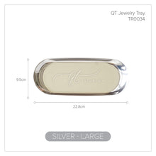 Load image into Gallery viewer, Gold Stainless Steel Towel Tray / Storage Tray / Dish Plate / Cosmetics Storage / Jewelry Organizer
