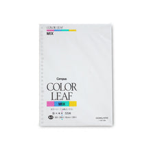 Load image into Gallery viewer, KOKUYO NO-861BN MIXED PASTEL COLOR LOOSE LEAF PAPER B5 6MM X 36LINES (55SHEETS)
