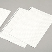 Load image into Gallery viewer, Kokuyo N-807S-5 Campus Loose Leaf Paper -GRID LINE -20 holes- A5 (60 Sheets)
