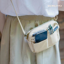 Load image into Gallery viewer, Kokuyo Canvas Bag in Bag / Sling Bag with strap - a little special series
