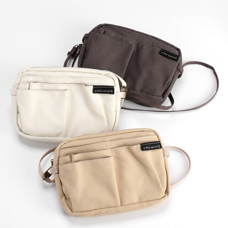 Kokuyo Canvas Bag in Bag / Sling Bag with strap - a little special series