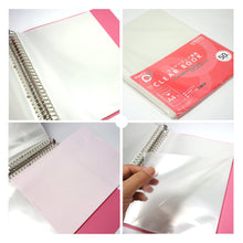 Load image into Gallery viewer, Kokuyo Posity Refill pockets for 30 holes clear book P3P-380
