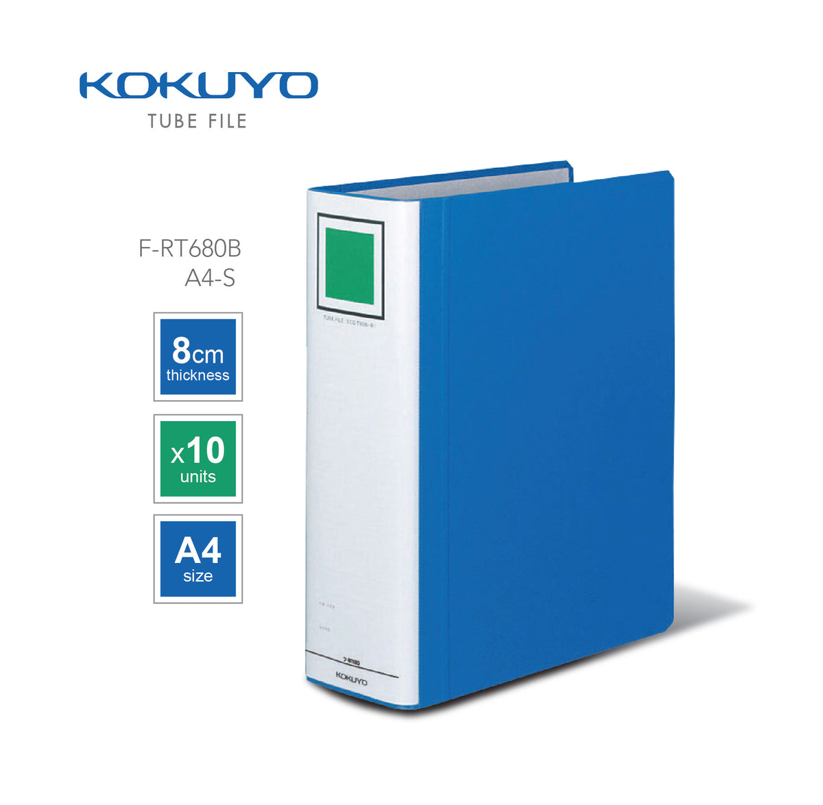 KOKUYO Tube File 8cm F-RT680 (800sheets) – themiyastore