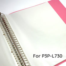 Load image into Gallery viewer, Kokuyo Posity Refill pockets for 30 holes clear book P3P-380
